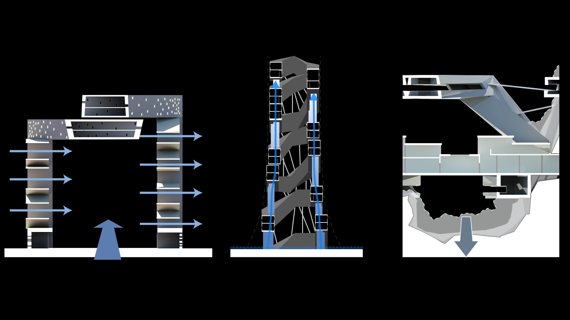 3D concept section for a project