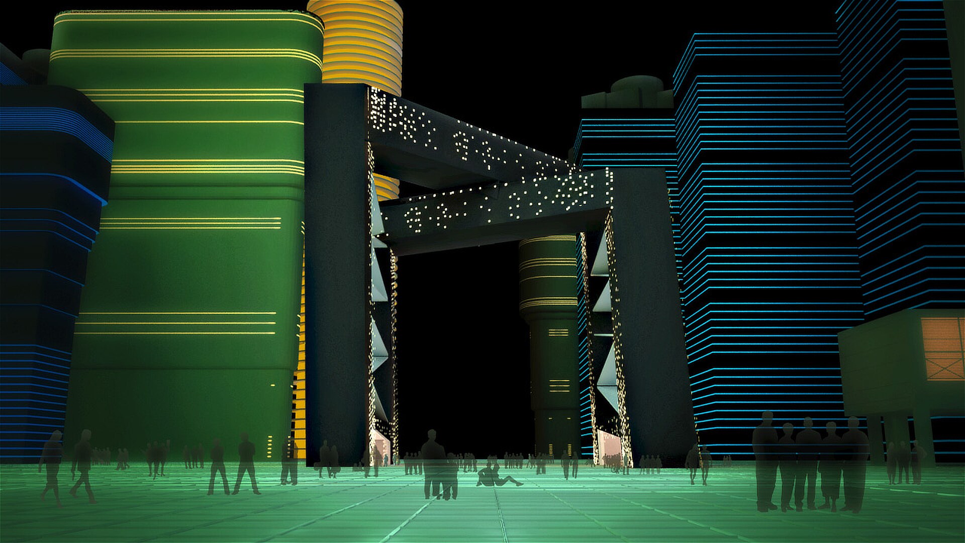 3D render of a building project