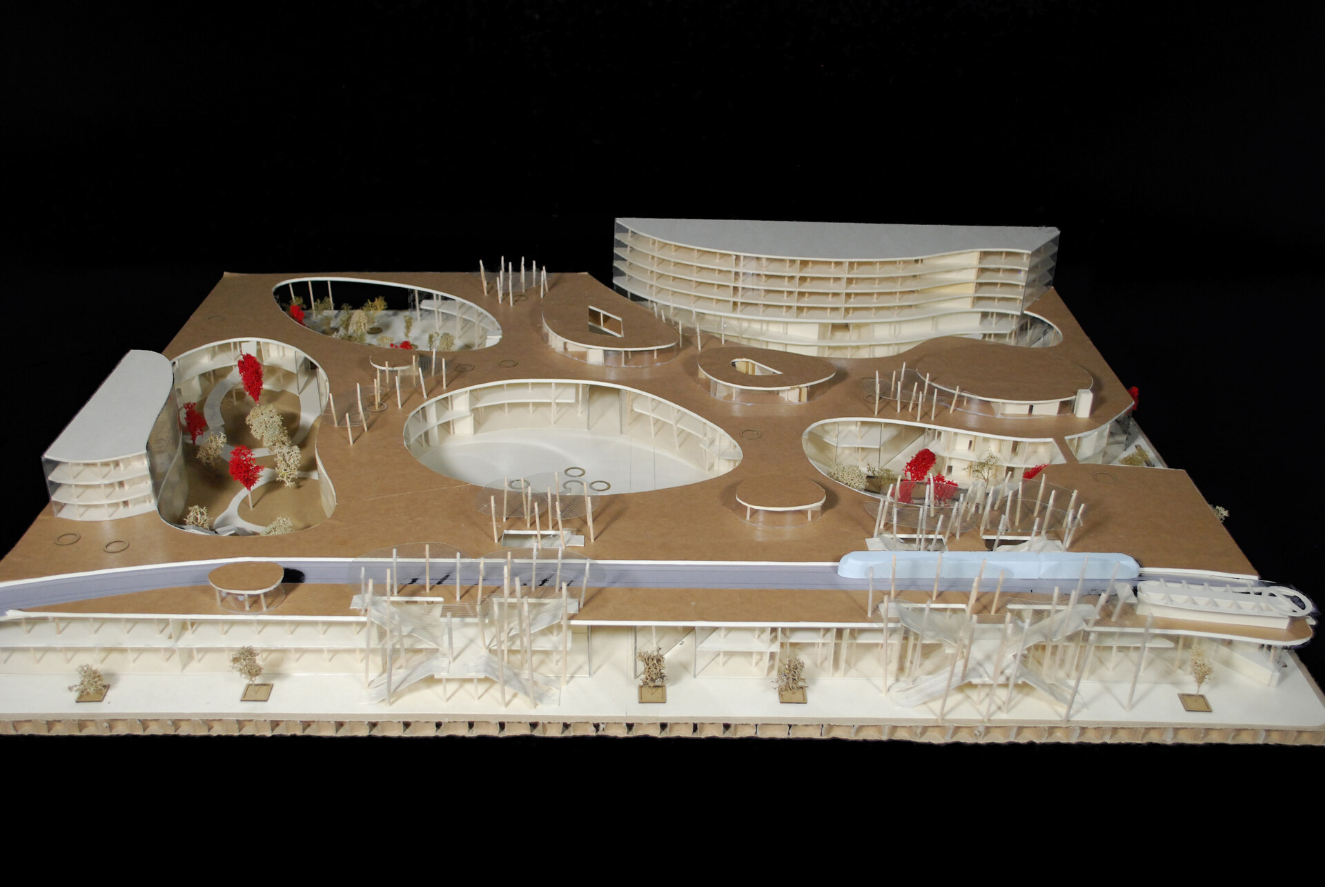 Photo of the complete project scale model