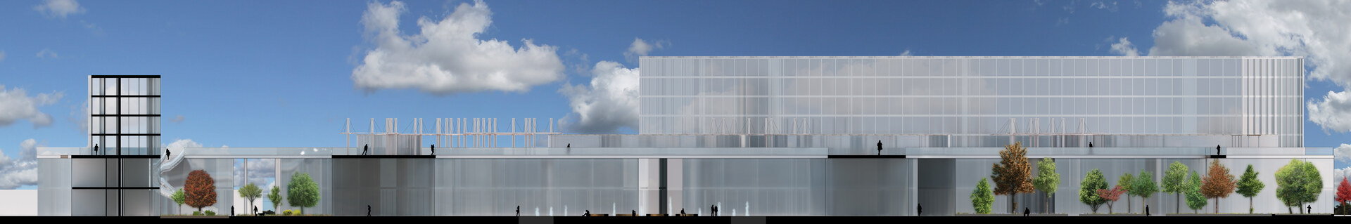 Cross-section of the entire project