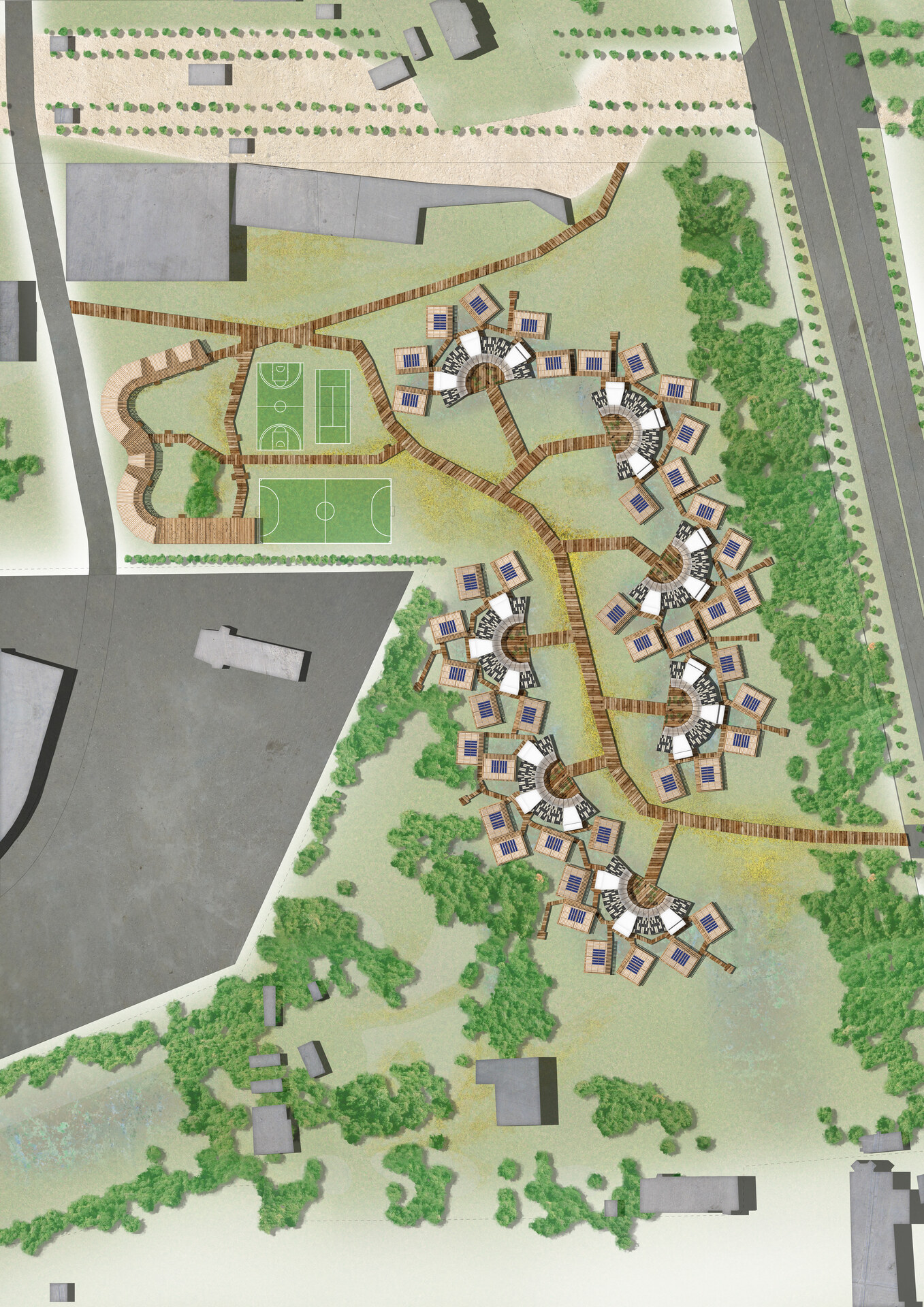 Overall project layout plan