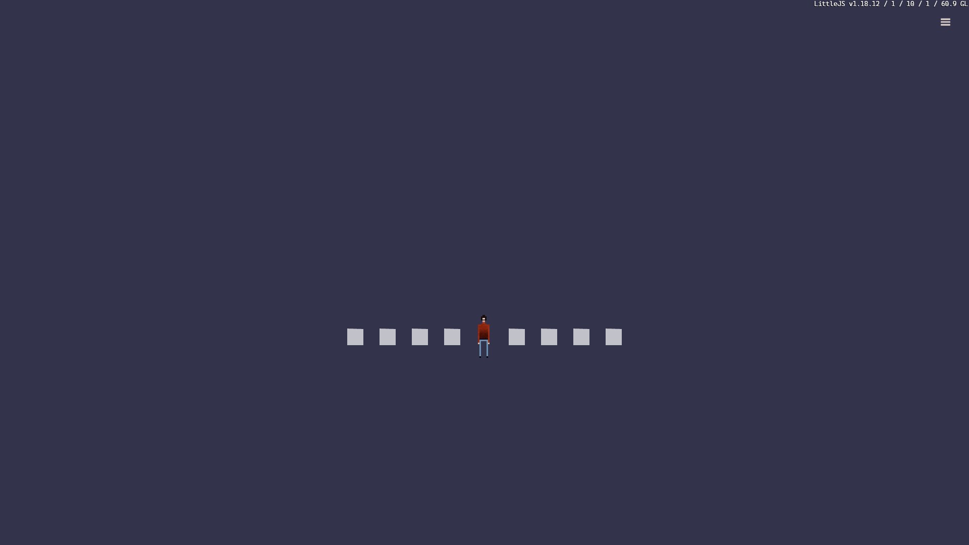 Screenshot of the early game mode view for this Portfolio
