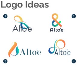 Logo design ideas for Alto´e